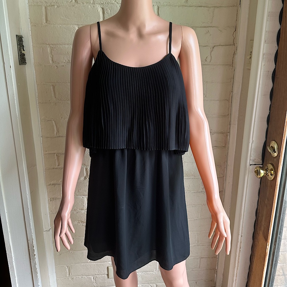 Mossimo size small black flowly summer contemporary basic dress boho
